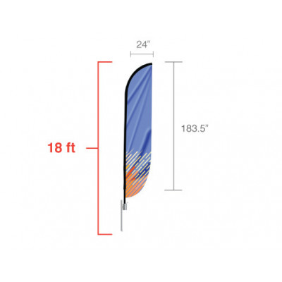 Feather Convex Flag (X-Large)