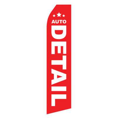 Auto Detail Econo Stock Flag