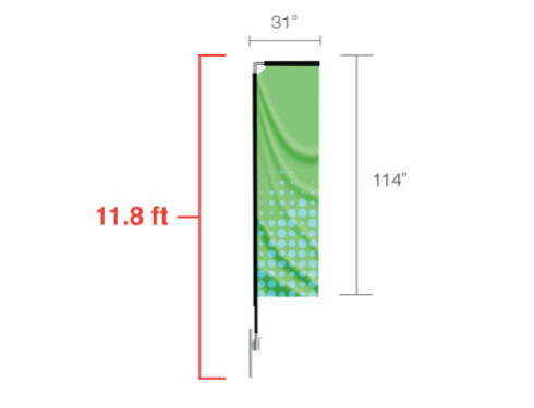 Rectangle Flag (Medium)