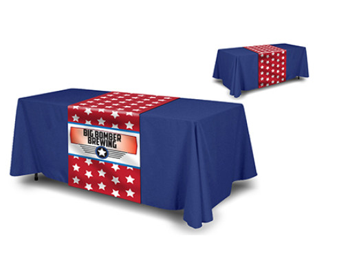 Table Runner + Solid Color Throw Combo